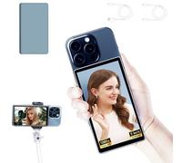 Shimbol CP5 lite Phone Vlog Selfie Monitor Screen 5" 1080P Wireless Recording and Dual-Band Transmission,with Magnetic Case,Using Phone Rear Camera for Selfie Vlog Live Stream TikTok (Case Gray)