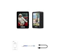 Shimbol CP5 Mini II Schermo per selfie, mirroring dello schermo del telefono in tempo reale da 2,4 pollici, portata di 30 m, autonomia di 4 ore, zoom dello schermo, controllo Bluetooth (nero)