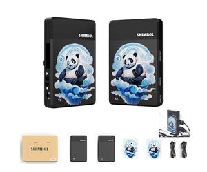 Shimbol TP Max 1000ft/350m Wireless HDMI Transmitter and Receiver, 5G HDMI 1080P60 Transmitter Receiver, 0.07s Low Latency, Aluminum Alloy Shell for Live Broadcasting Streaming (Without Battery)