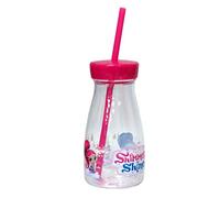 Shimmer and Shine- 0 Bottiglia di plastica con Cannuccia, Multicolore, 0, B-20-SS