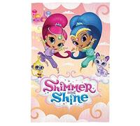 SHIMMER AND SHINE Coperta Plaid 150x100cm Copertina ORIGINALE Ufficiale