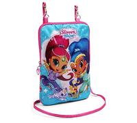 Shimmer and Shine Dancing-Borsa a Tracolla Tablet, Turchese, 20 x 29 cm