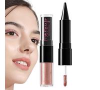 Shimmer Eyeshadow Stick, Liquid Makeup Eyeliner Pencil, Blendable & Smudge-Proof, Long Lasting Beauty Tool, Sensitive & Mature Skin-Friendly, Waterproof, Easy Application