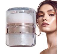 Shimmer Highlight Powder - Fairy Glow Patting Highlighter, Sparkling Face Body Makeup Dust, Radiance Boosting Contour Powder | Glitter Cosmetic Enhancer for Festival Party Stage Beauty Looks