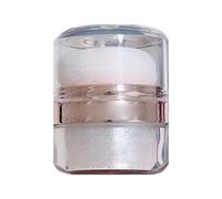 Shimmer Highlight Powder, Patting Glow Makeup, Sturdy Brightening Highlighter with Gloss Glitter Finish, Face Body Powder with Smooth Blend Feature, Contour Blush Makeup for Radiant Shine Look