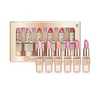 Shimmer Lipstick, Lipstick Set, Long Lasting Moisture Rich Smooth Texture Lightweight Feel Easy Application Soft Finish, Lip Sticks for Parties, Everyday Use