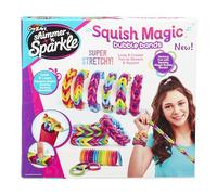 Shimmer n Sparkle Squish Magic Bubble Bands Loom Band making kit, amicizia bracc