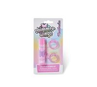Martinelia Shimmer Wings Lip Balm & Ring Set set per bambini