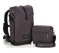 Shimoda Fondo laterale 28 Zaino Starter Kit nero / bianco