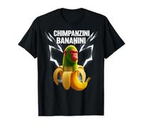 Shimpanzini Bananini Italian Brainrot Chimpanzee And Banana Maglietta