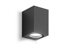 Shin applique GU10 cubica antracite IP44 lampada esterno