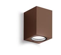 Shin applique GU10 cubica ruggine IP44 lampada esterno