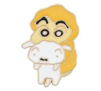 Shin-Chan Anime Spilla Smalto Spille Distintivo per Accessori Abbigliamento, Klein, Metallo non prezioso