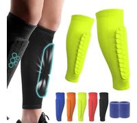 Shin Defender Shin Guards, Shinbang Protector 2.0, Shin Defender Shin Guards Kids, Shinbang Protector Ski, Shindefender Shin Guards, Fit Conforms to The Leg, Shin Pads Cover for Sports (S,Green)