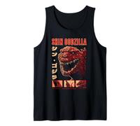 Shin Godzilla a City Doomed Collage with Kanji Monster Movie Canotta