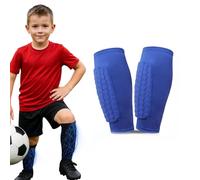 Shin Guards Soccer Kids Youth Adult, Soccer Shin Guards Lightweight (blue,XS(age 3-5))
