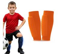 Shin Guards Soccer Kids Youth Adult, Soccer Shin Guards Lightweight (orange,XL(age 15+))