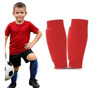 Shin Guards Soccer Kids Youth Adult, Soccer Shin Guards Lightweight (red,L(age 12-14))