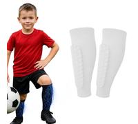 Shin Guards Soccer Kids Youth Adult, Soccer Shin Guards Lightweight (white,M(age 9-11))