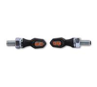SHIN YO Crumb LED Freccia Nero Fumè Trasparente ECE, Anteriore & Posteriore