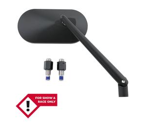 SHIN YO Specchio universale AGILA, nero, nero