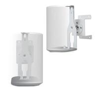 shinar 2 Pack Supporto da parete in metallo compatibile con sonos era 100,Sonos One,One SL Girevole fino a 360°,inclinabile di -70°/+70°(su e giù,sinistra e destra) con gestione dei cavi (Bianco)