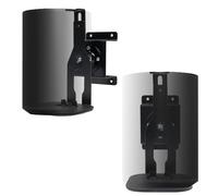 shinar 2 Pack Supporto da parete in metallo compatibile con sonos era 100,Sonos One,One SL Girevole fino a 360°,inclinabile di -70°/+70°(su e giù,sinistra e destra) con gestione dei cavi (Nero)