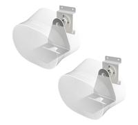 shinar 2 Pack Supporto da parete in metallo, compatibile con Sonos Era 300, orientabile fino a 360°, inclinabile -70°/+70° (su e giù, sinistra e destra), con gestione dei cavi, max. 12 kg (Bianca)