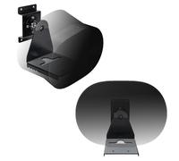 shinar 2 Pack Supporto da parete in metallo, compatibile con Sonos Era 300, orientabile fino a 360°, inclinabile -70°/+70° (su e giù, sinistra e destra), con gestione dei cavi, max. 12 kg (Nero)