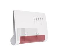 shinar Compatibile con supporto da parete in metallo per Fritz!Box Router - Montaggio robusto per tutti i modelli con materiale di fissaggio, viti e tasselli con gestione dei cavi