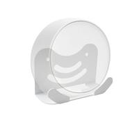 shinar Kit di montaggio a parete in metallo compatibile con sistema TP Link Deco BE23/BE25/BE3600/BE5000 Mesh WiFi 7, staffa salvaspazio bianca, confezione da 1