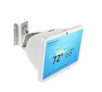shinar Supporto da parete in metallo per Sh0w 8 (3a generazione) girevole fino a 360°, inclinabile -50°/+50° accessorio per Sh0w 8 di terza generazione con gestione dei cavi, (Bianco)
