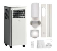 SHINCO Condizionatore mobile, 7000 BTU 2,05 kW, Raffreddamento&Ventilazione&Deumidificazione, dimensioni della stanza fino a 54m³(18㎡), Condizionatore mobile con tubo di scarico e tubo di scarico,