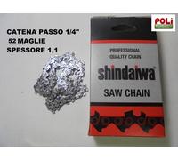 SHINDAIWA 251TCS CATENA RICAMBIO 52 MAGLIE PASSO 1/4" 1.1MM PER BARRA DA 8"