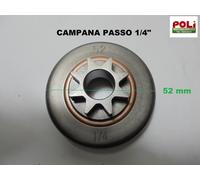 SHINDAIWA 251TCS ECHO CS-2511TESC10 CAMPANA ORIGINALE PASSO 1/4" DIAMETRO 52MM