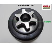 SHINDAIWA MOTOSEGA 280TS ECHO CS-280TES CAMPANA ORIGINALE PASSO 3/8 DIAM 56MM