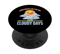Shine Bright Like The Sun Even On Cloudy Days PopSockets PopGrip Adesivo