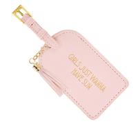 Shine Bright PU Targhetta Bagaglio con Nappe - Rosa Ragazze Wanna Hanno Sole