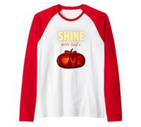 Shine God's Love Tees Questa Fede Alternativa Halloween Maglia con Maniche Raglan