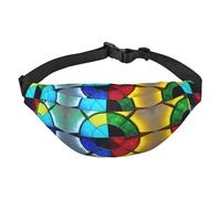 Shine in all directions - Marsupio a tracolla grande, alla moda, da viaggio, casual, per ragazzi, adatto per sport, corsa, ciclismo, viaggi, pesca