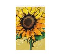 Shine Like A Sunflower Welcome Garden Flag 0,6 x 0,9 m Double Sided No Fade House Yard Bandiere Photo Sfondo Banner per Cortile Portico Prato Decorazione Esterna