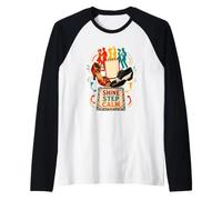Shine Step Calm Salsa Passi e Ritmo di Coppia Maglia con Maniche Raglan
