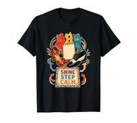 Shine Step Calm Salsa Passi e Ritmo di Coppia Maglietta