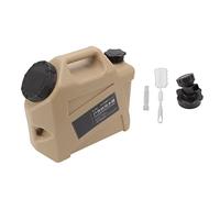 Shine Trip 10L Portable Water Storage Bocket Multifunzione Contenitore d'acqua per la casa con gusto per picnic da campeggio all'aperto escursionismo preparativo di emergenza (Cachi)