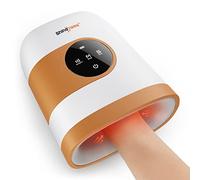 SHINE WELL Hand Massager for Artrite and Carpal Tunnel, with Heat and Compression, 3 modalità 3 intensi 2 livelli di dito di massaggio termico, Gifts for Women