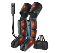 SHINE WELL Massaggiatore per gambe con calore e compressione, massaggiatore completo per la circolazione e il sollievo dal dolore, con 3 modalità di calore, 3 modalità, 3 intensità, per atleti