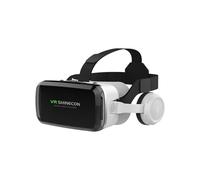 SHINECON VR Edizione Auricolari Smartphone Cinema Occhiali 3D Realtà Virtuale Lenti per Occhi Indossabili Casco da Gioco Occhiali VR Montati Sulla