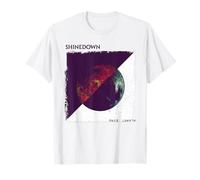 Shinedown Planet Zero White Maglietta