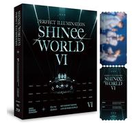 SHINEE WORLD VI ILLUMINAZIONE PERFETTA IN SEOUL BLU-RAY/2CD+Libro+Poster+3Car...