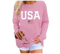 SHINEHUA Felpe da donna Uk morbide tuniche a maniche lunghe top casual felpe da calcio felpa da donna con cappuccio con cerniera per il Regno Unito girocollo a maniche lunghe top, Rosa #1., XXL